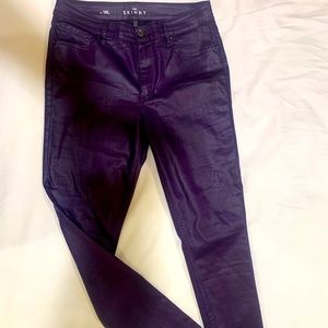 Purple size 10 skinny jeans